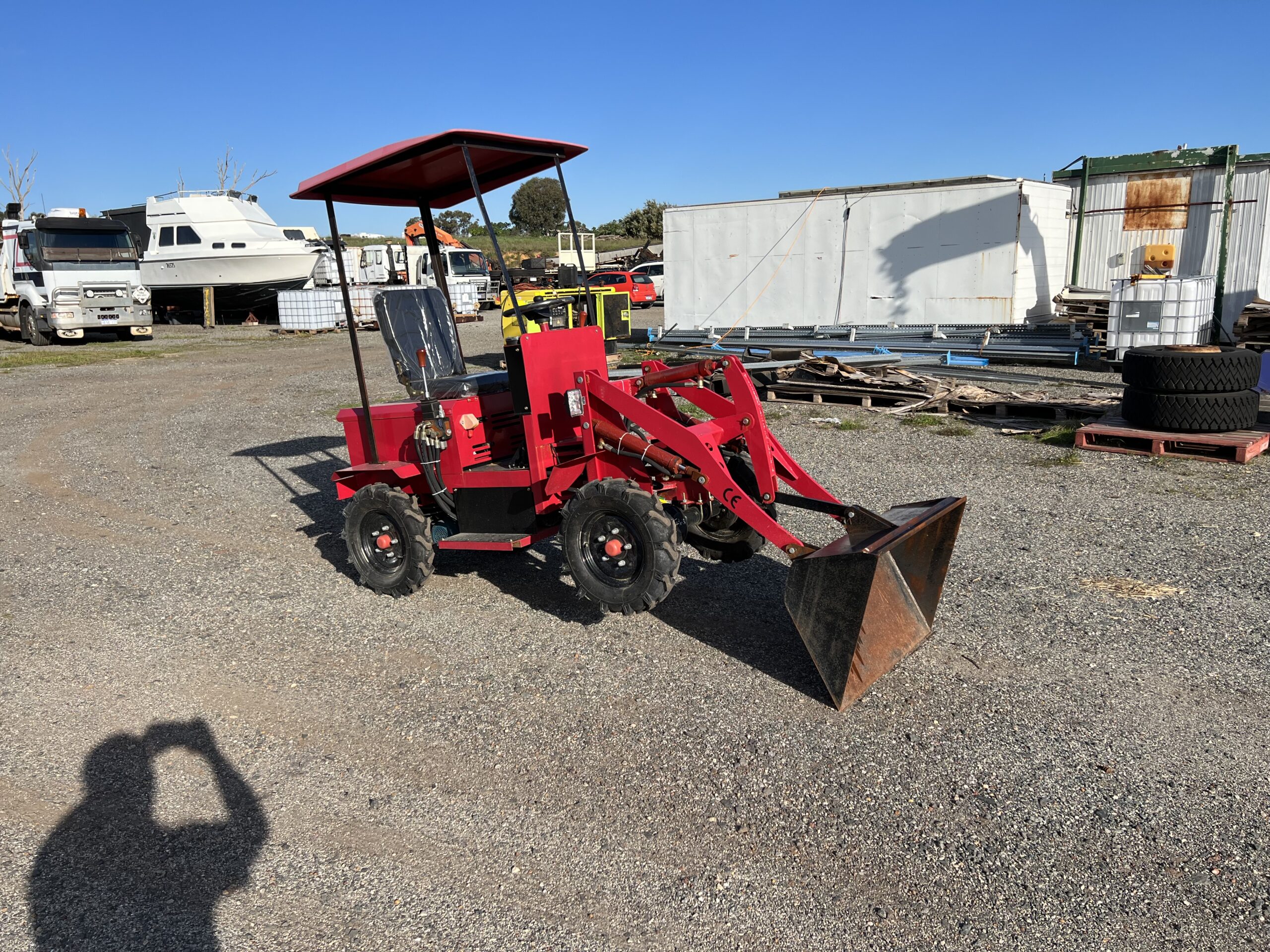 400KG Electric Mini Loader Manual Hitch - Perth Equipment Sales