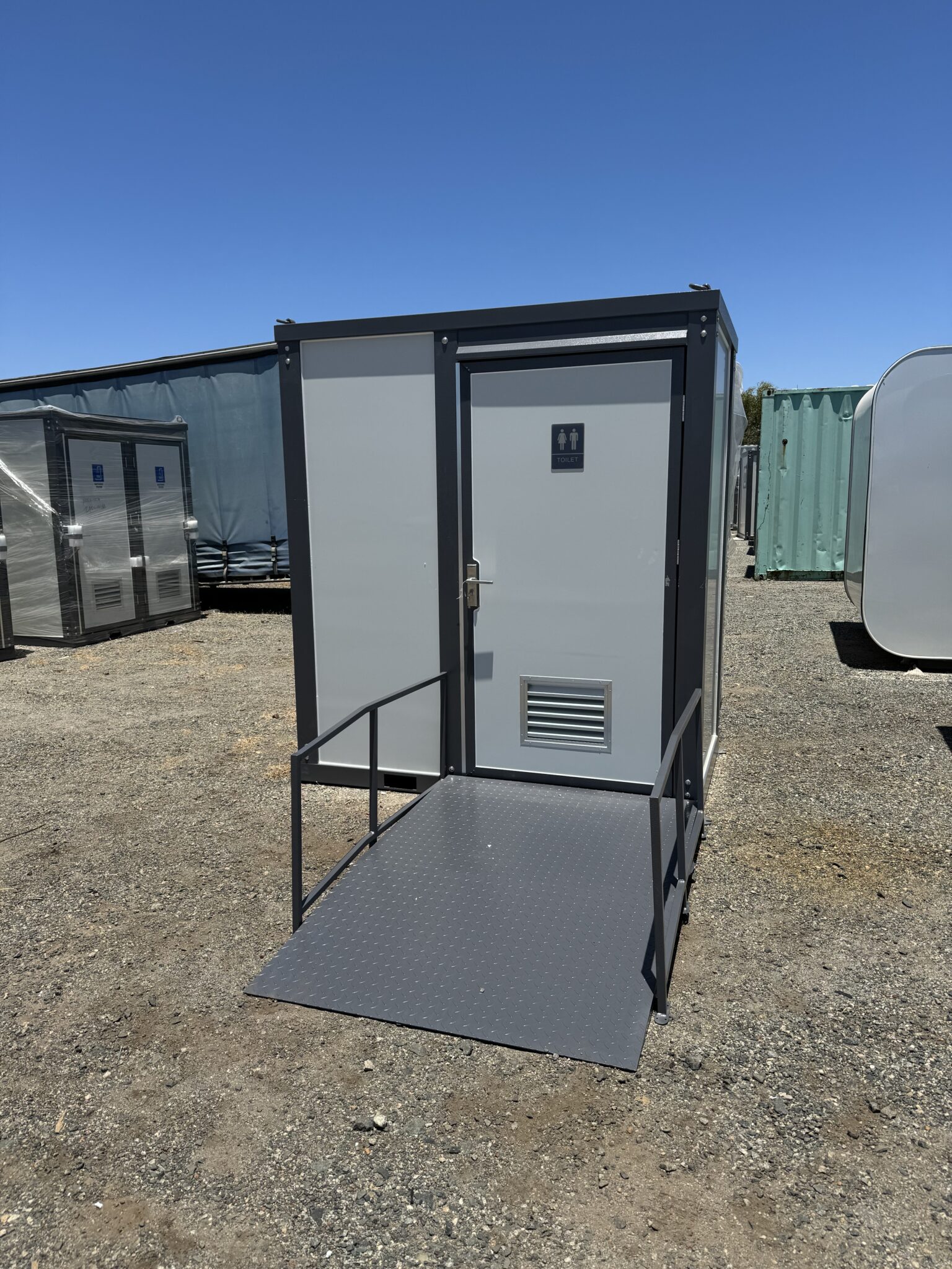 Transportable Deluxe/Ambulant Single Toilet Unit Perth Equipment Sales