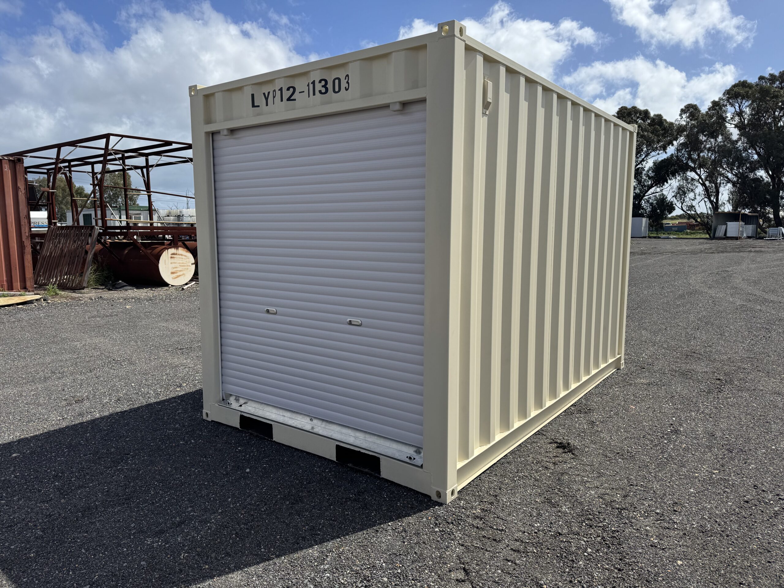 12Ft Mini Container with Roller Door - Perth Equipment Sales